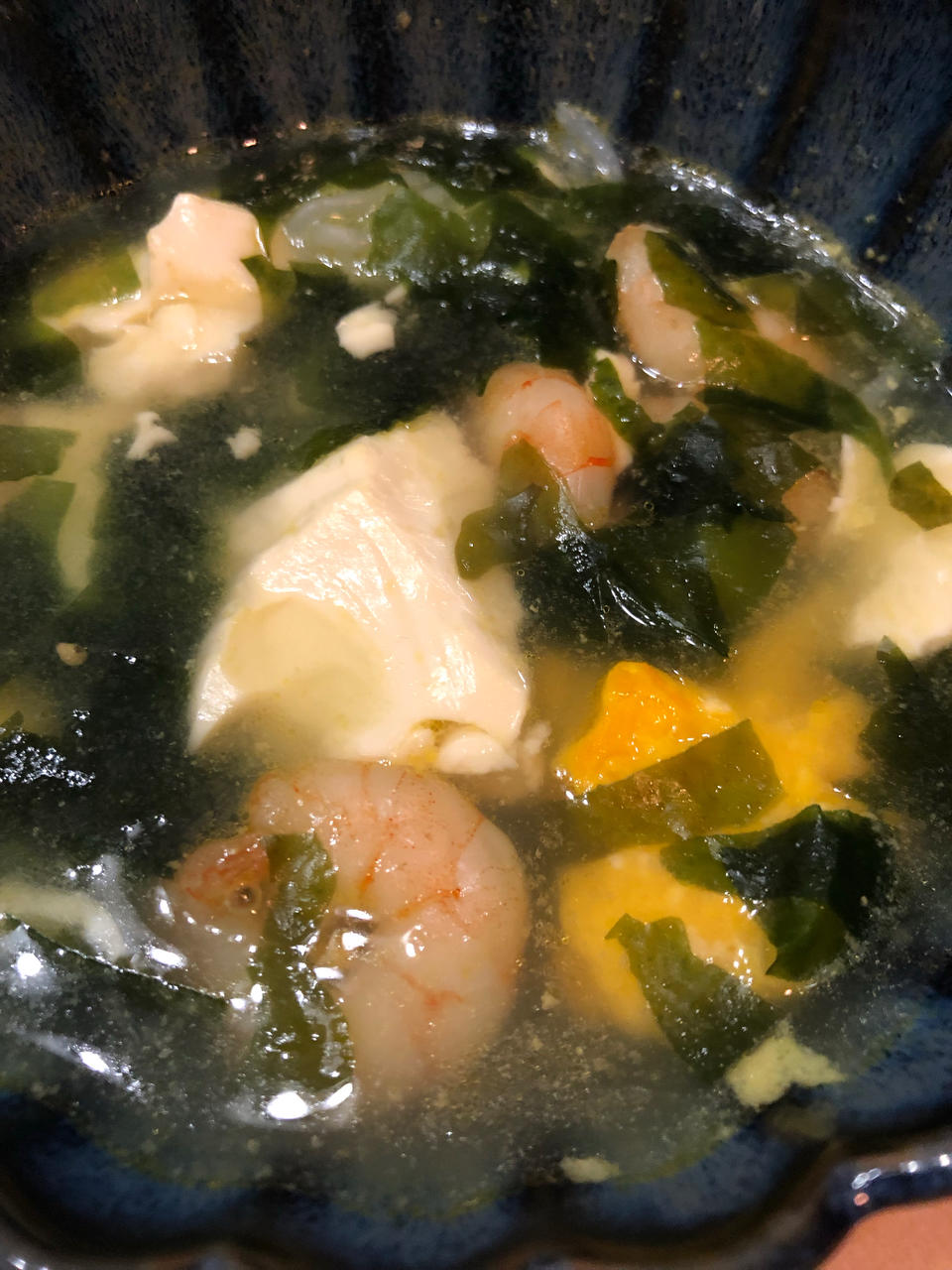 孩子增高汤 | 虾仁豆腐裙带菜汤