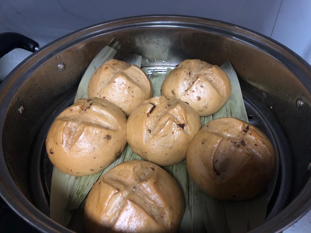 红糖红枣开花馒头（一次性发酵）