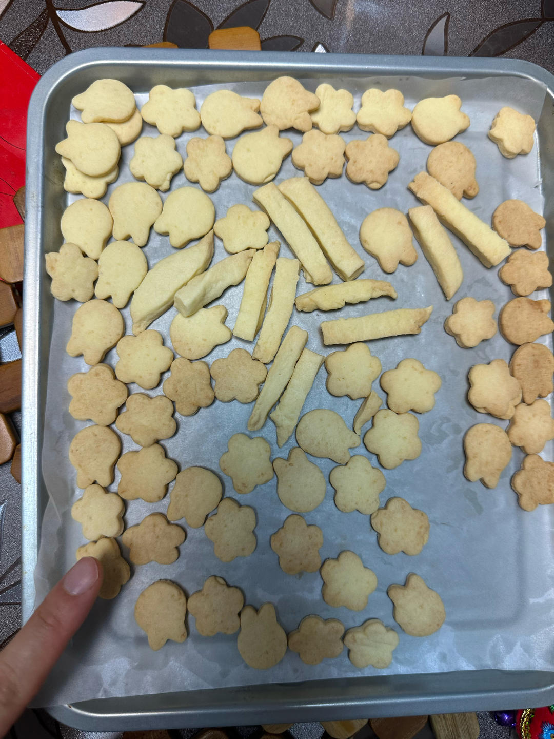 卡通黄油饼干