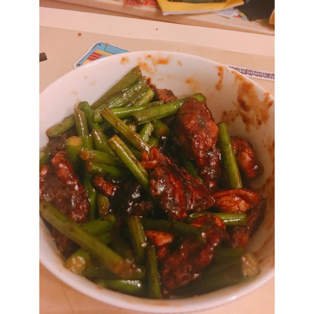 芦笋炒肉