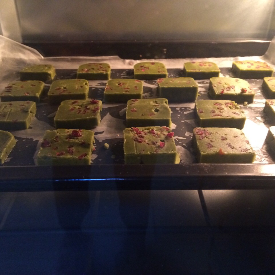 抹茶蔓越莓饼干