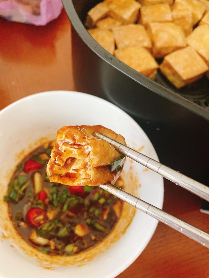 空气炸锅别闲置了❗️巨好吃～炸豆腐