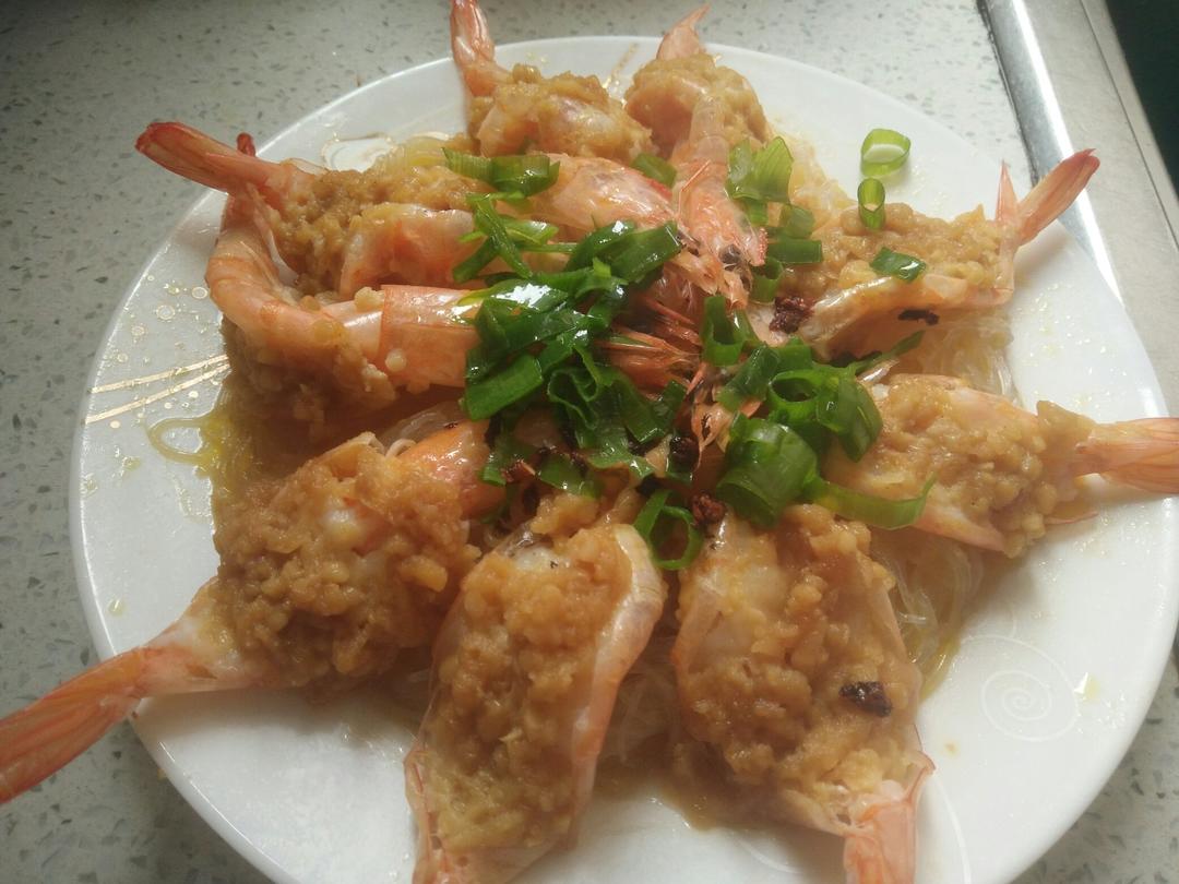 蒜蓉粉丝蒸虾