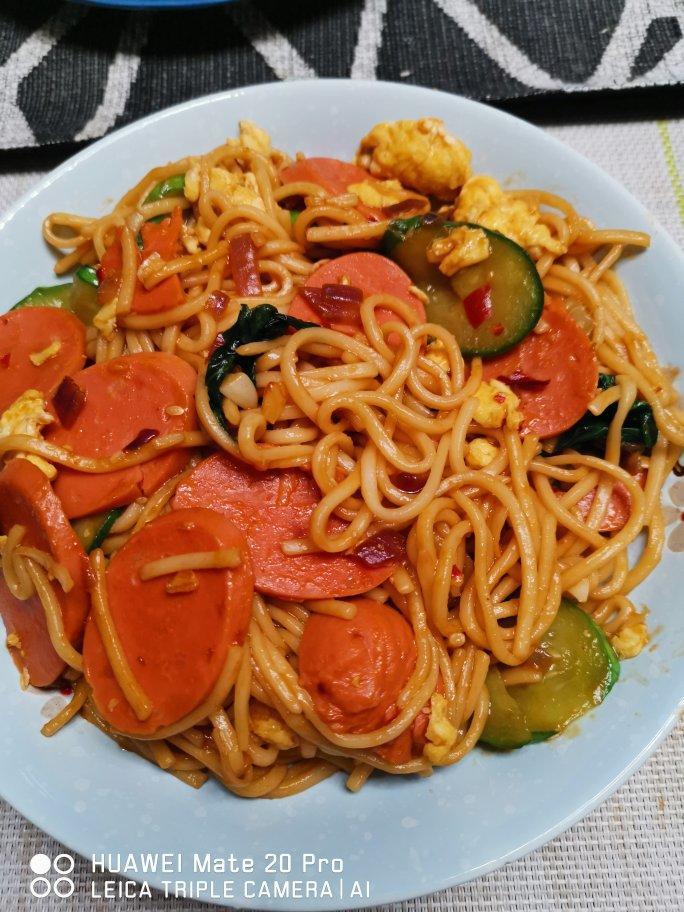 🍜最简单最好吃的家常炒面