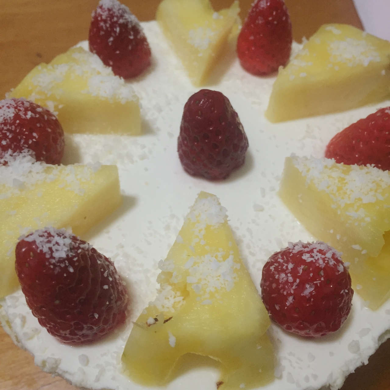 有眼光做的牛奶芝士慕斯蛋糕