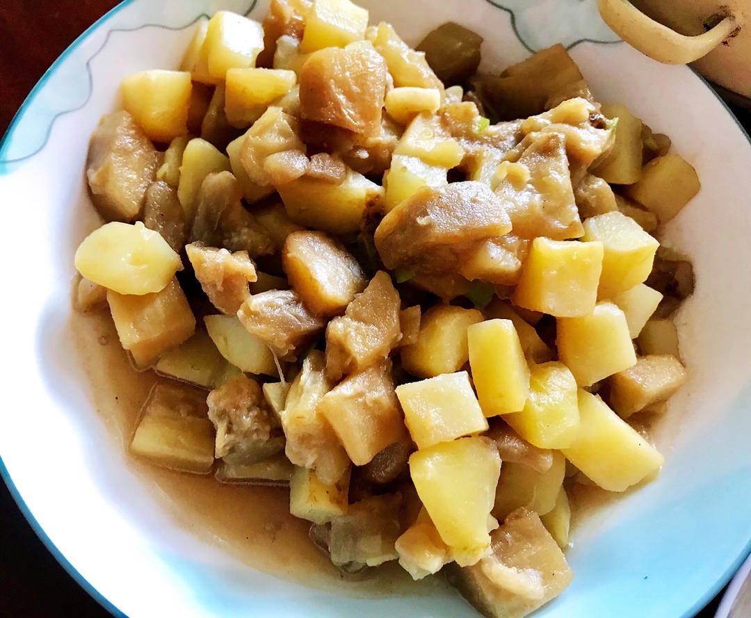 土豆炖茄子(东北菜)