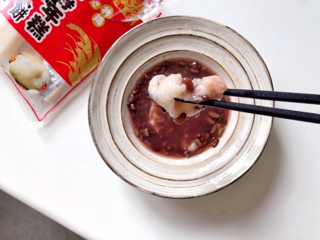 日式麻糬红豆汤