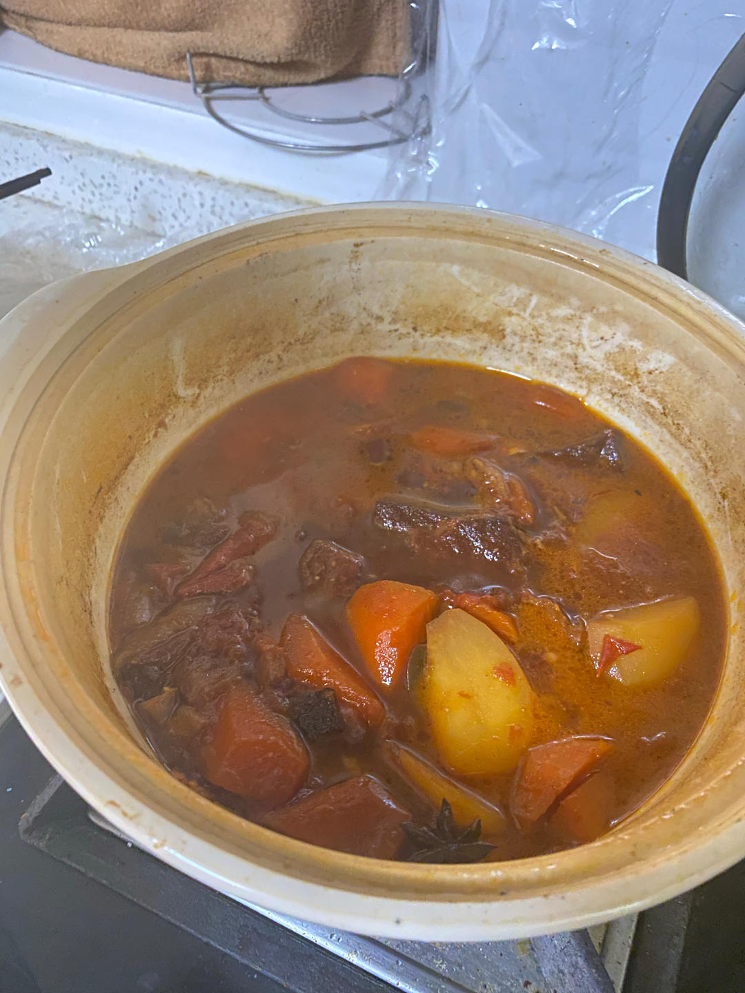 番茄土豆炖牛腩