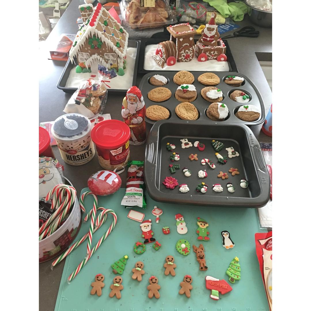 圣诞白巧克力姜汁饼干