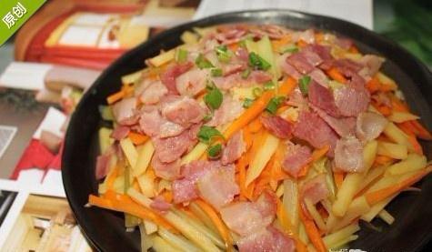 培根三丝的做法