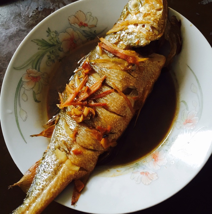 笨跳跳做的红烧黄瓜鱼