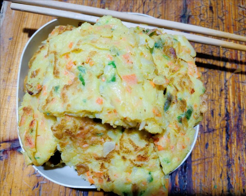 土豆饼(土豆胡萝卜丝饼)