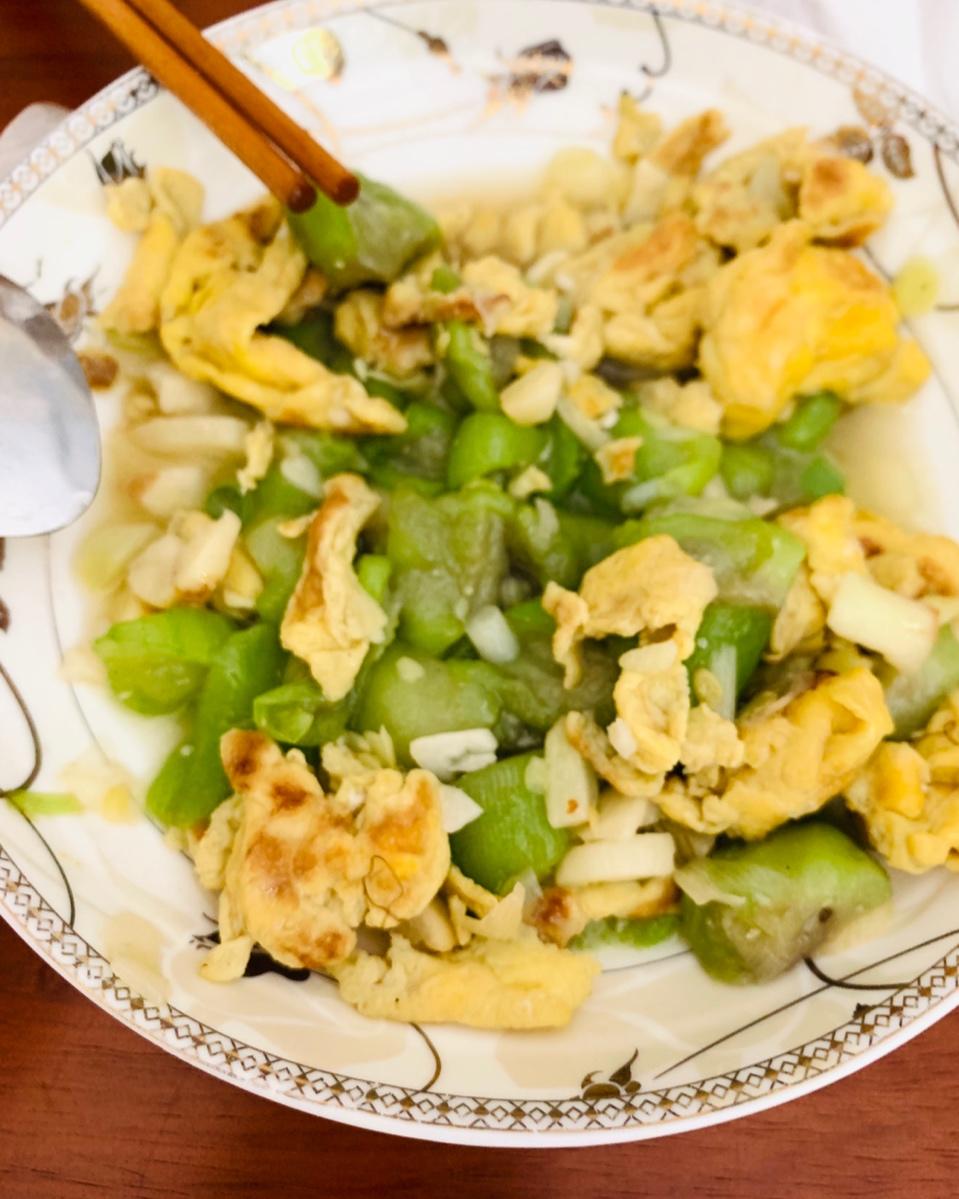 丝瓜炒蛋