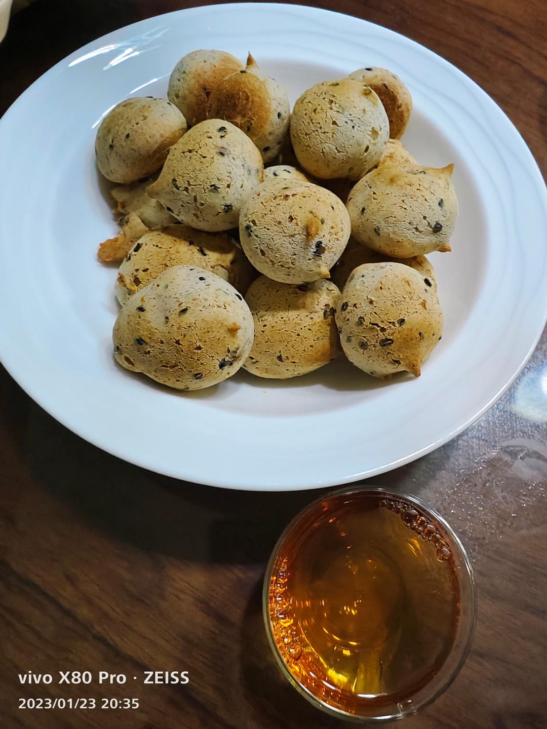 超简单的麻薯包！家里有木薯粉就能做！