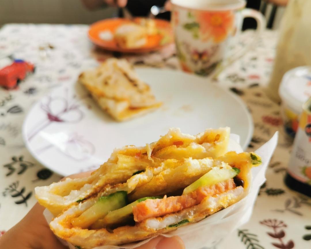 海外版鸡蛋煎饼的做法