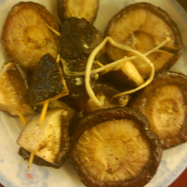 孜然烤香菇
