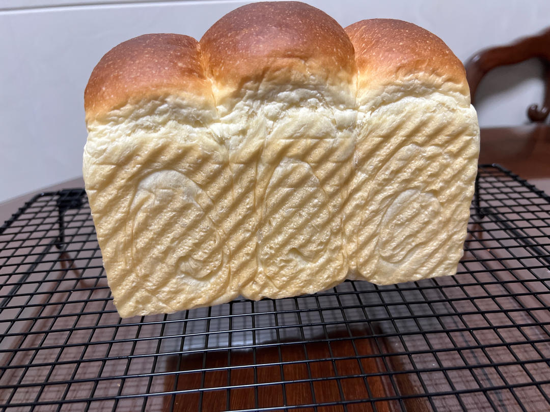 超软拉丝牛奶吐司🍞一次发酵