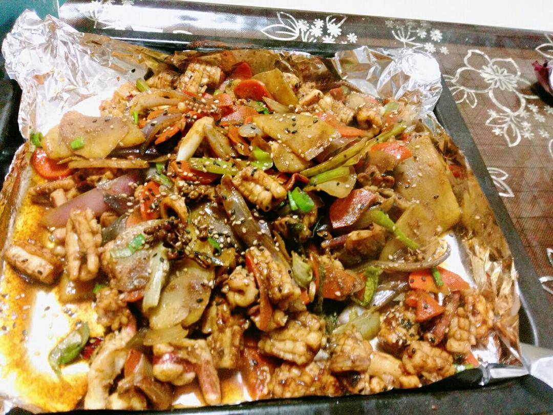 干锅酱香鱿鱼