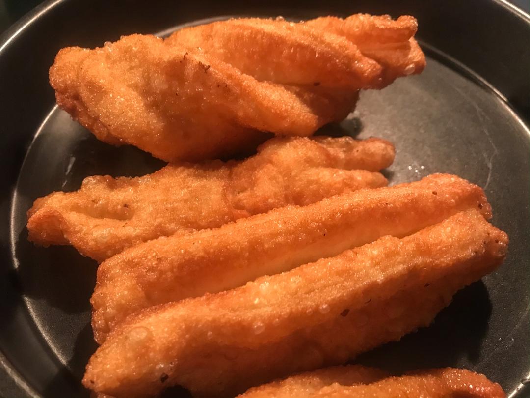 快手早餐～自制油条（酵母版，不含泡打粉、膨松剂）