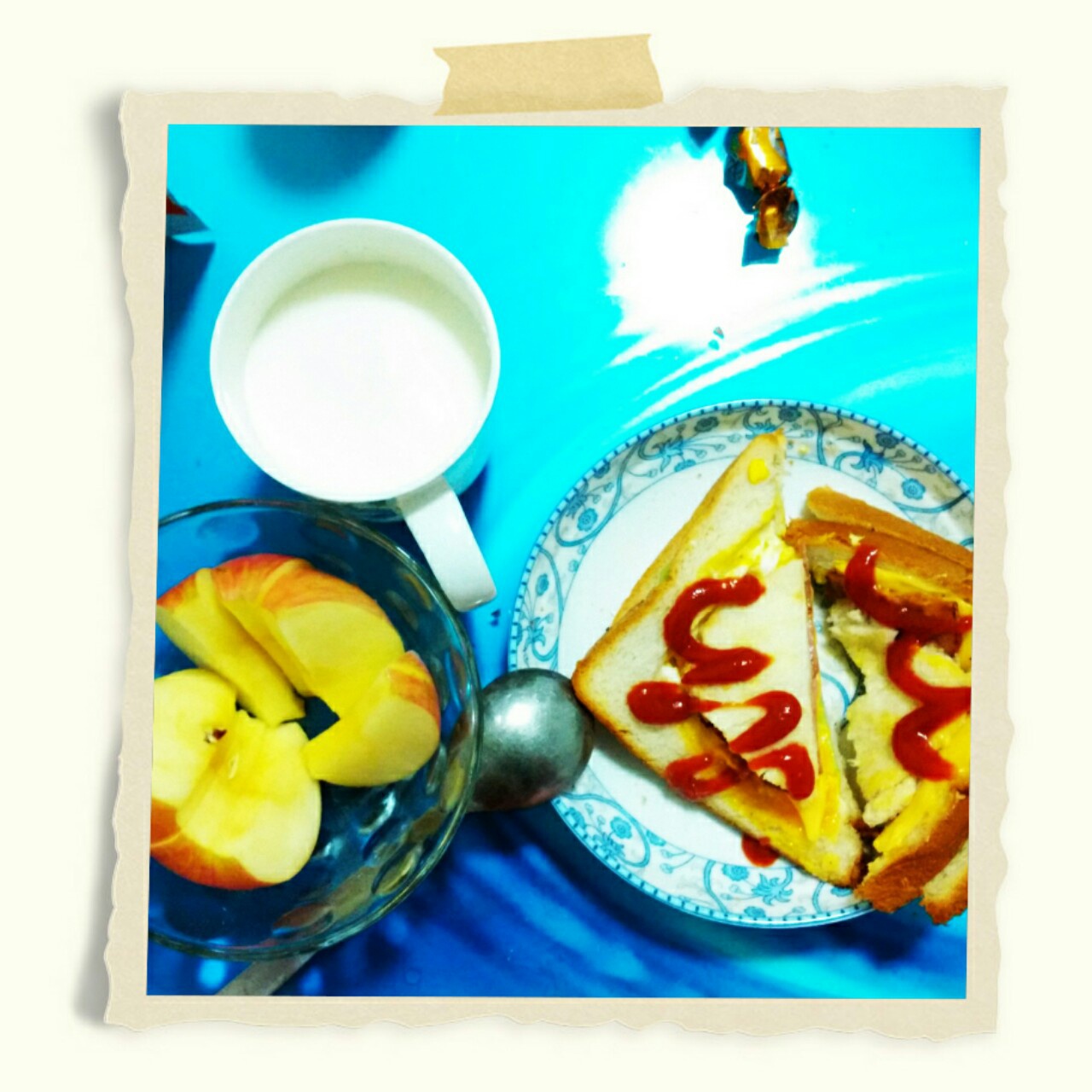 一片面包的三明治