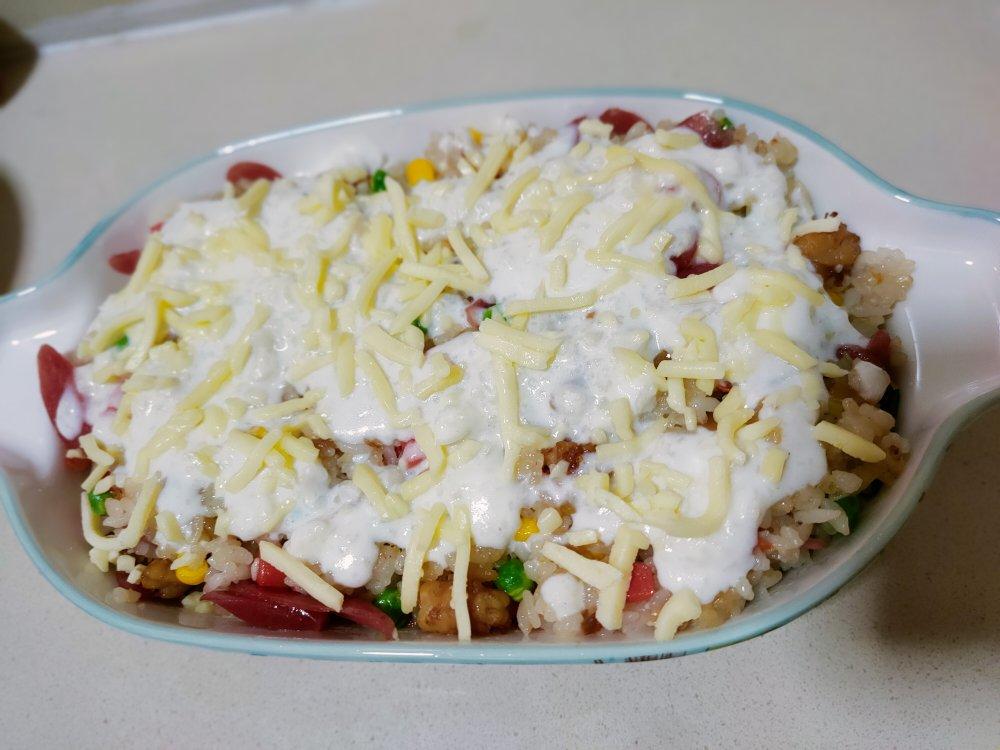 海鲜芝士焗饭🍤🧀️🍚