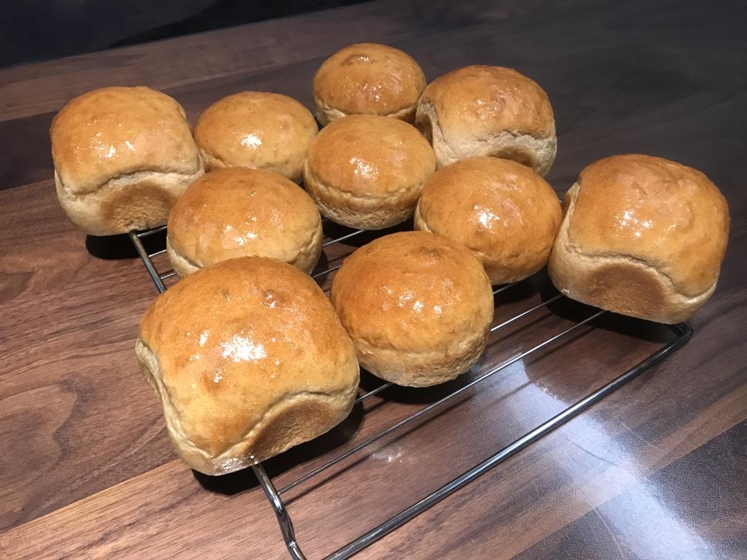 高含量全麦黑糖蜂蜜小面包
