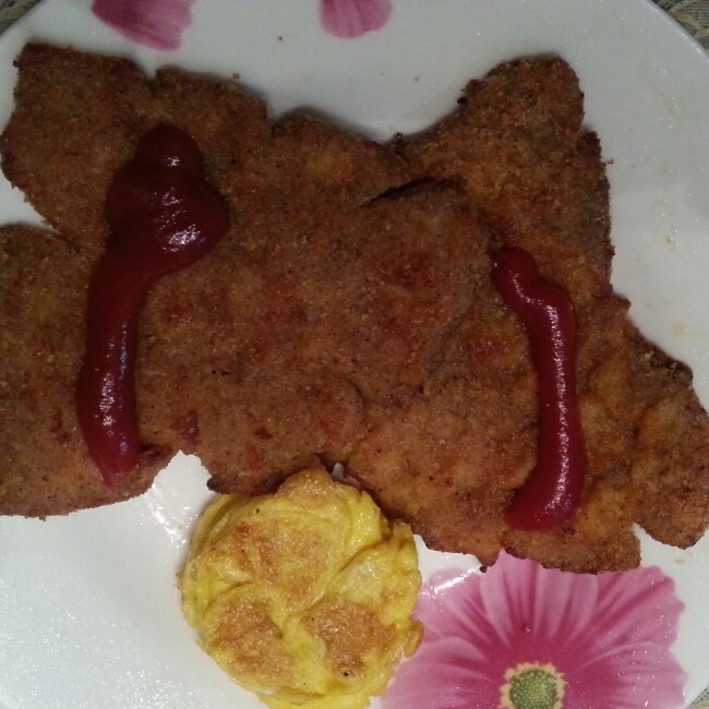 烤箱版炸猪排
