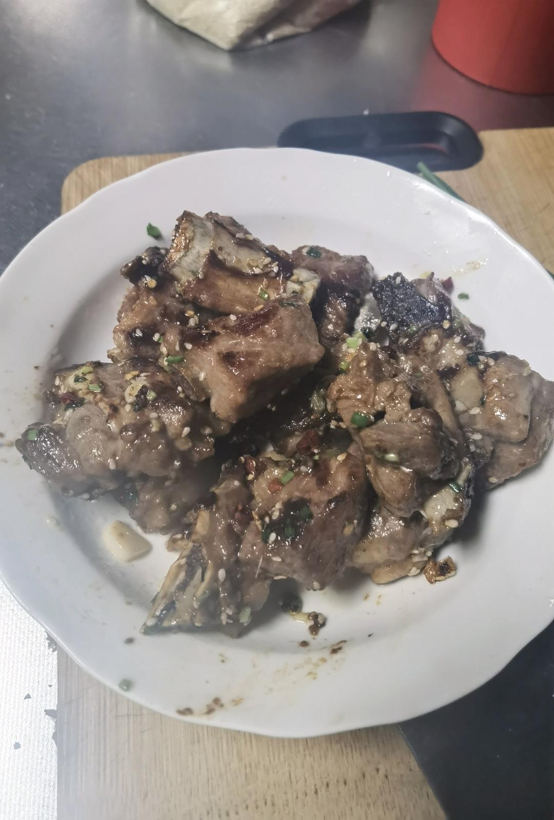 完美复刻中餐厅38块钱一份的椒盐排骨，骨香肉烂，好吃到吮手指