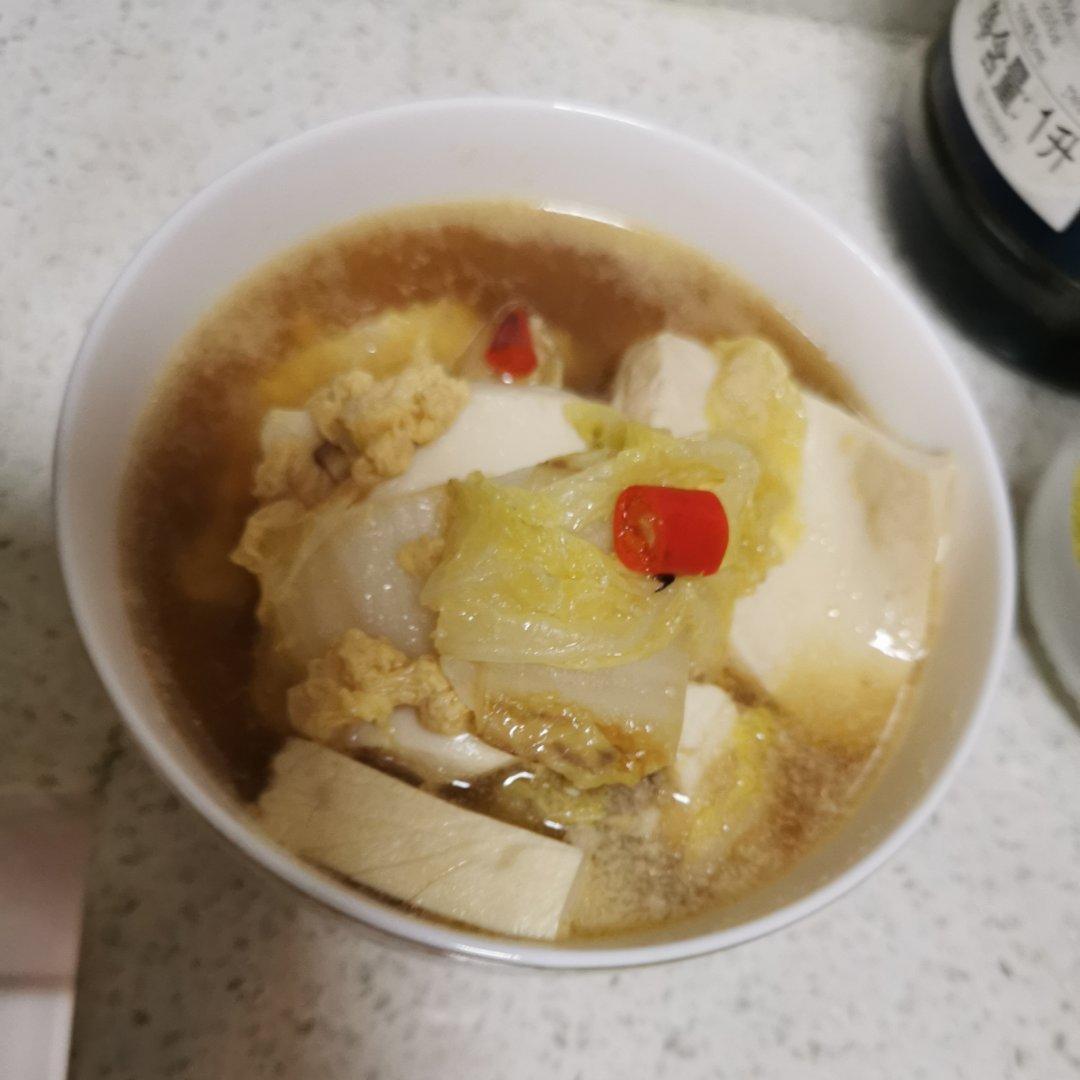 白菜炖豆腐