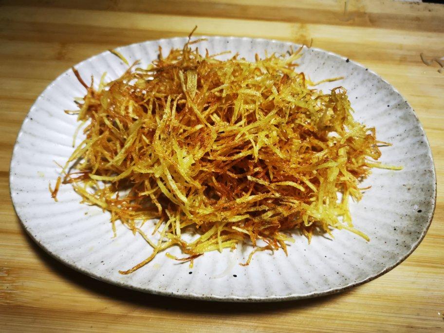 吴明芳sunnywu做的炸土豆丝炸薯丝79小同学下厨房