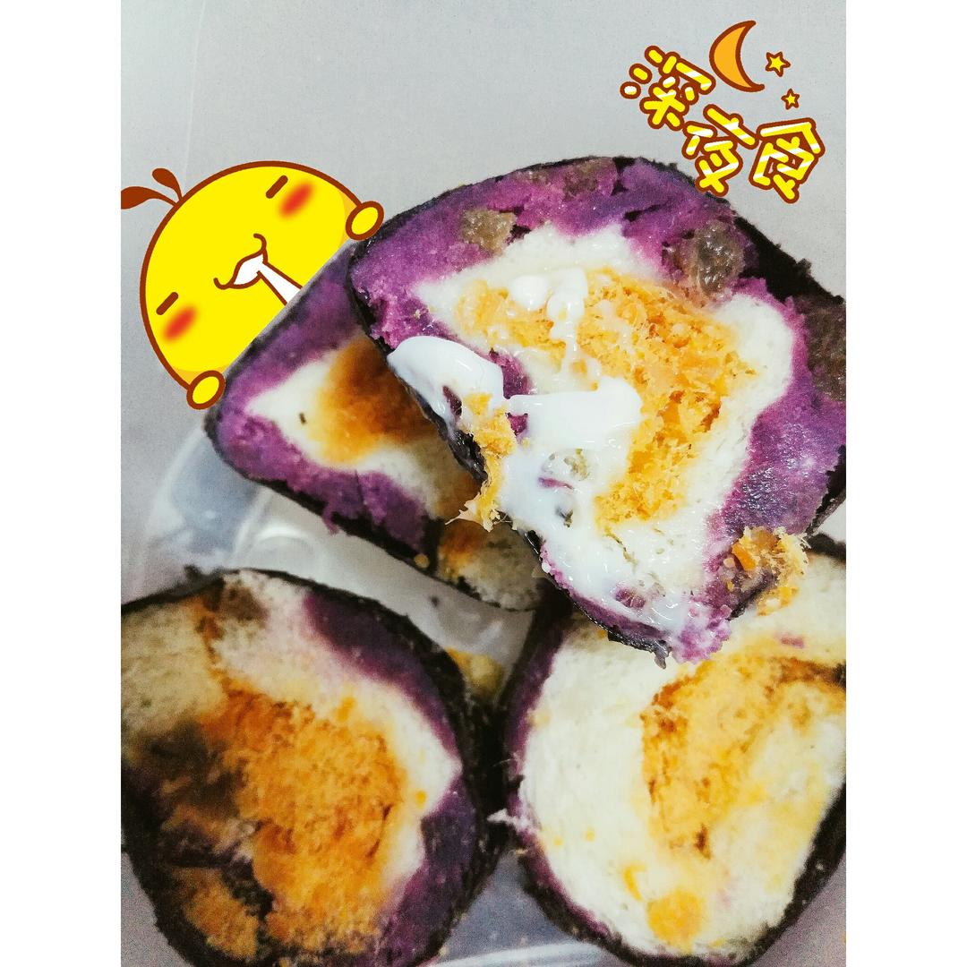 香蕉紫薯卷