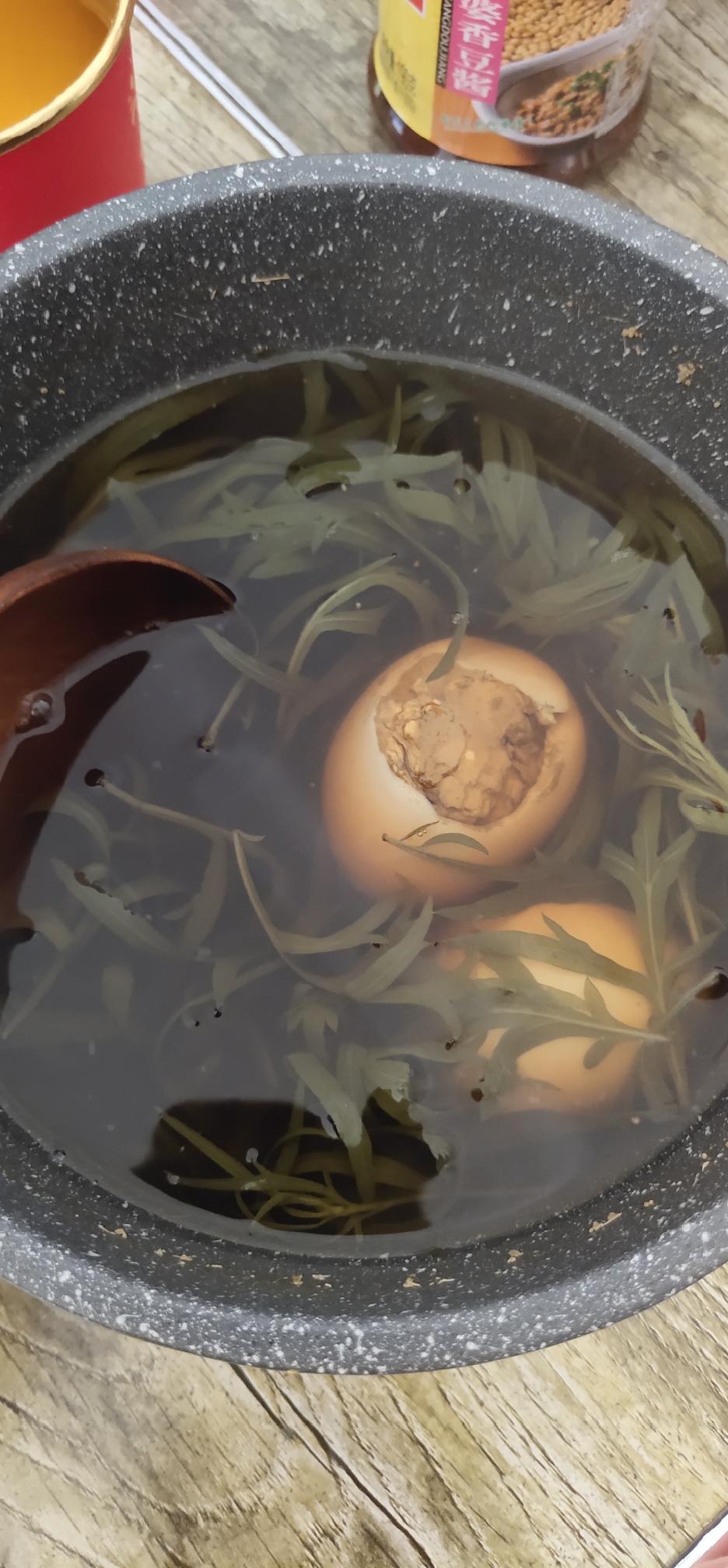艾草煮鸡蛋