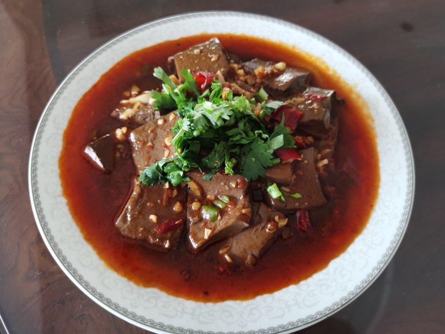 麻辣鸭血