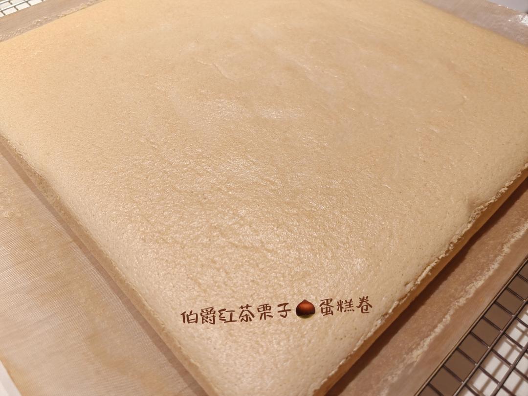 伯爵红茶栗子蛋糕卷