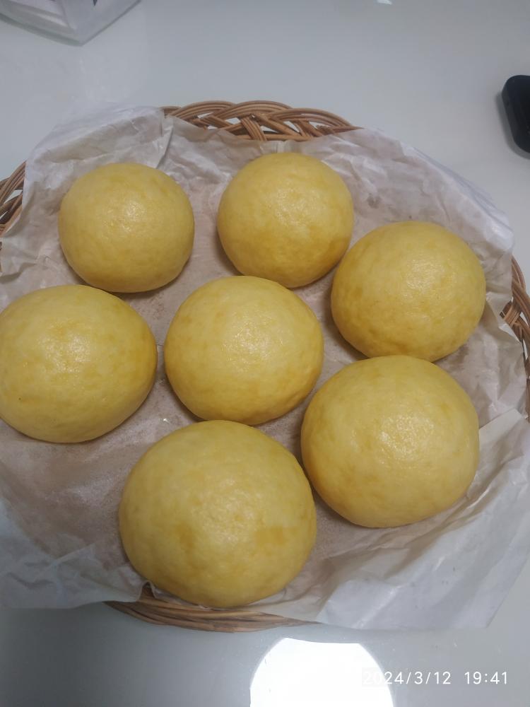 奶香玉米面馒头（一次发酵）