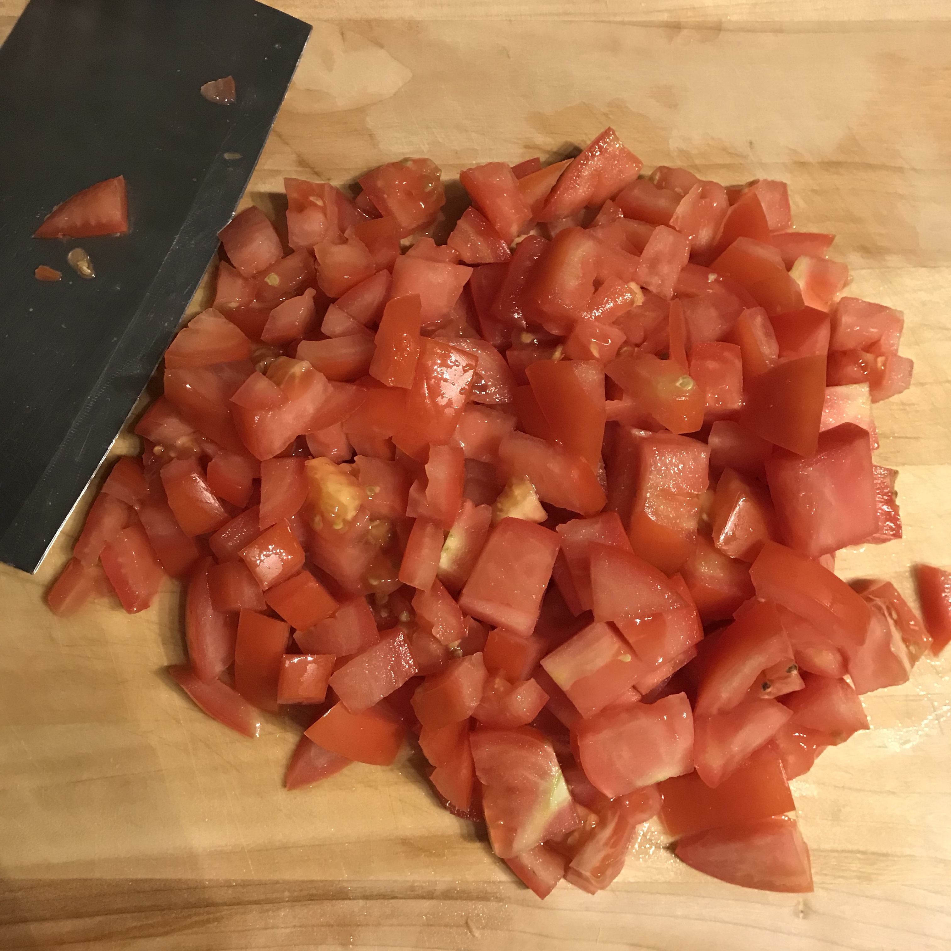 唇齿留香的番茄三文鱼的做法 步骤4