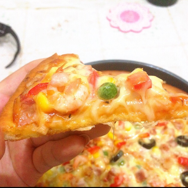 金枪鱼火腿pizza