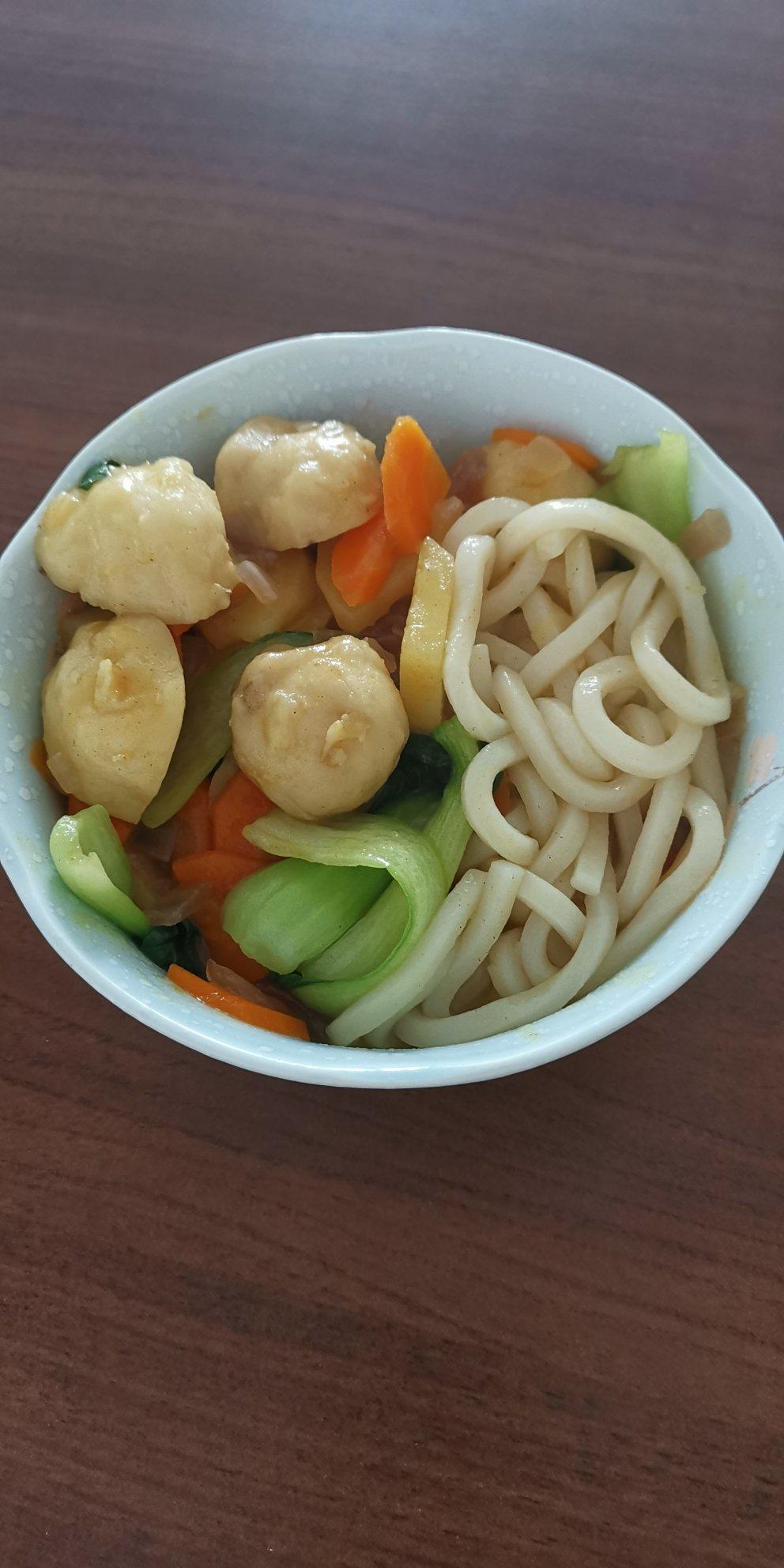 麦兜同款咖喱鱼丸粗面🍜