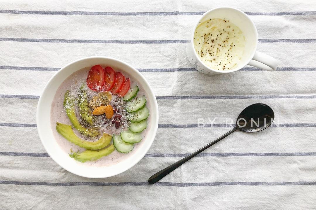 长腿欧尼的低脂早餐