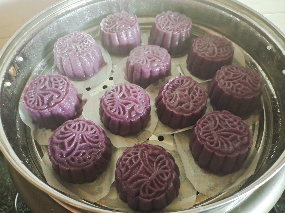 紫薯枣泥饼