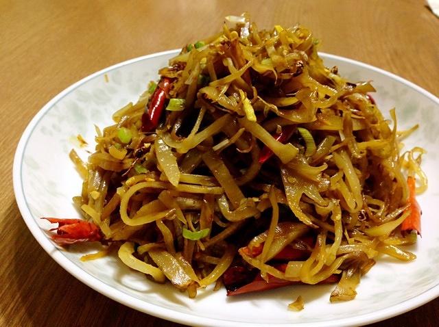 干煸咸菜的做法