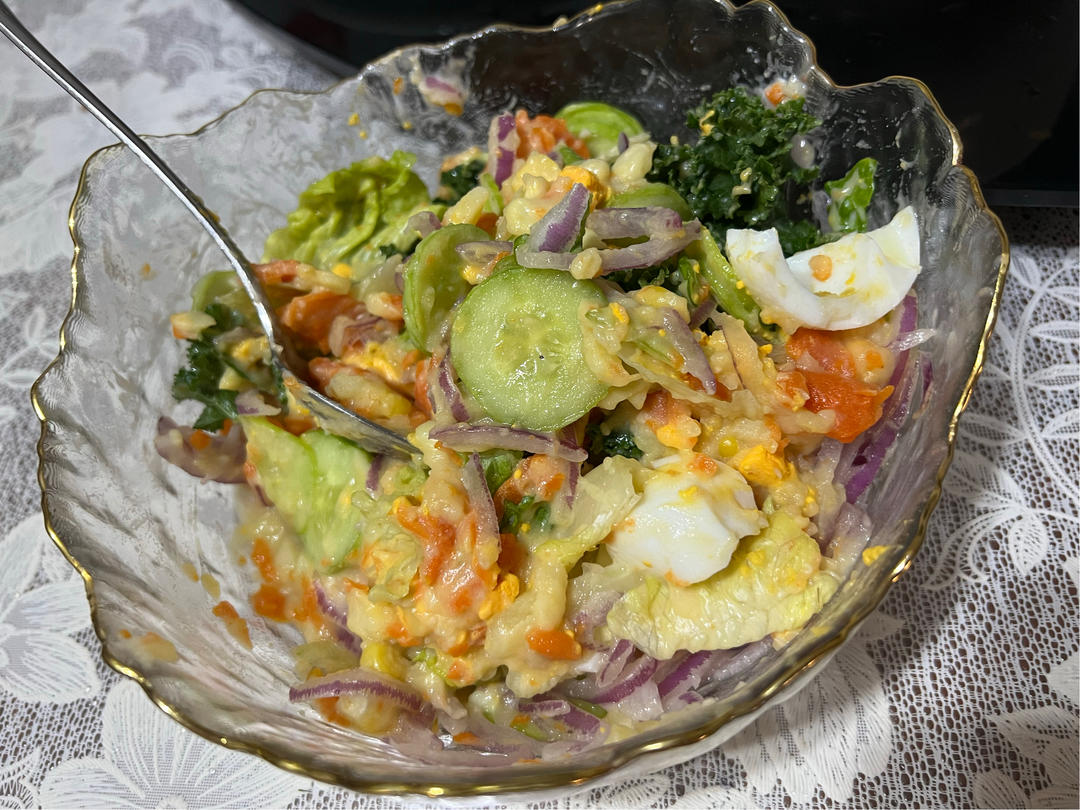 🔥零失败❗️低脂鸡蛋土豆泥沙拉🥗爆好吃