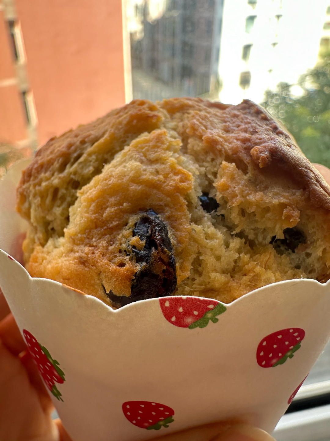 只需搅拌入烤箱的香蕉麦芬