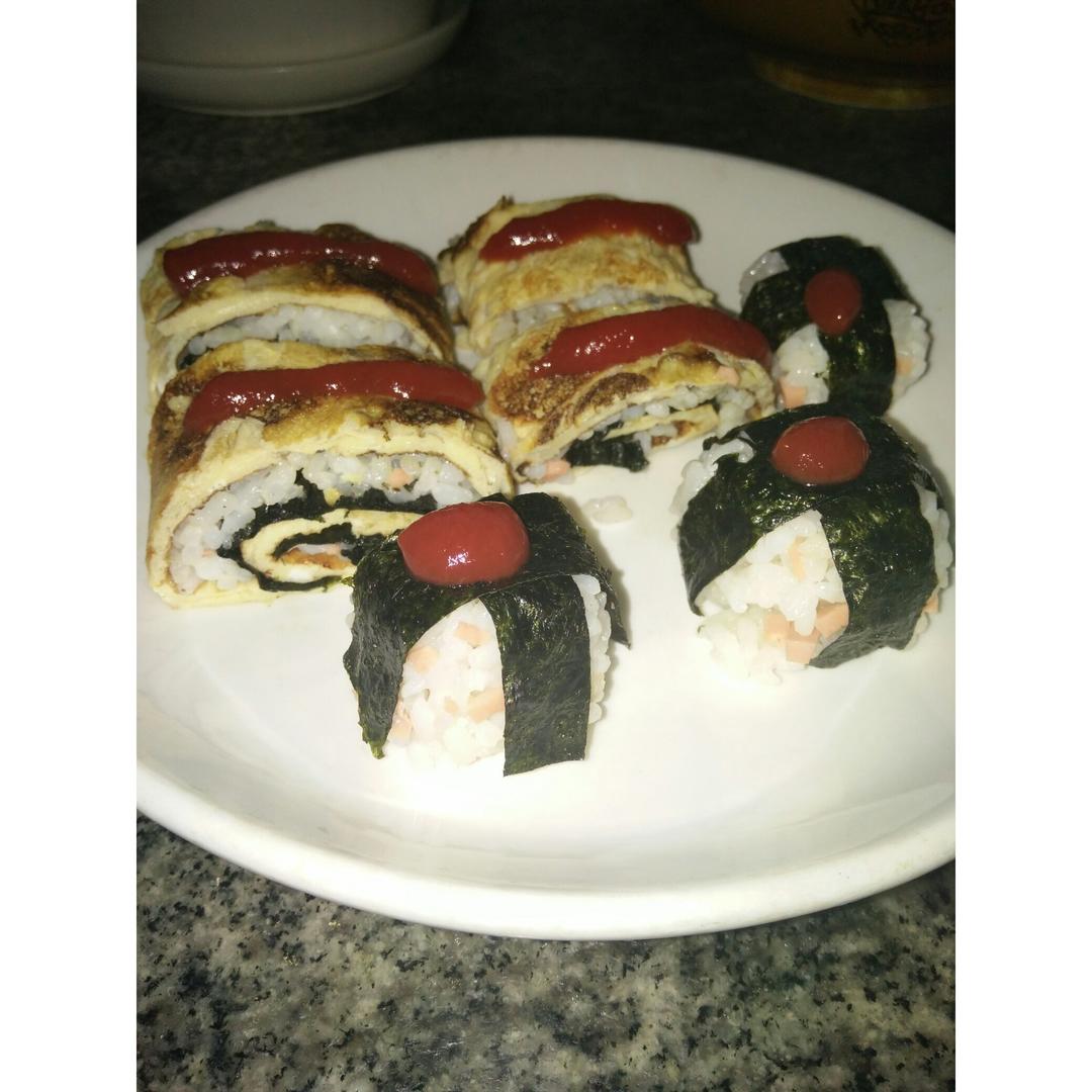 海苔肉松饭团