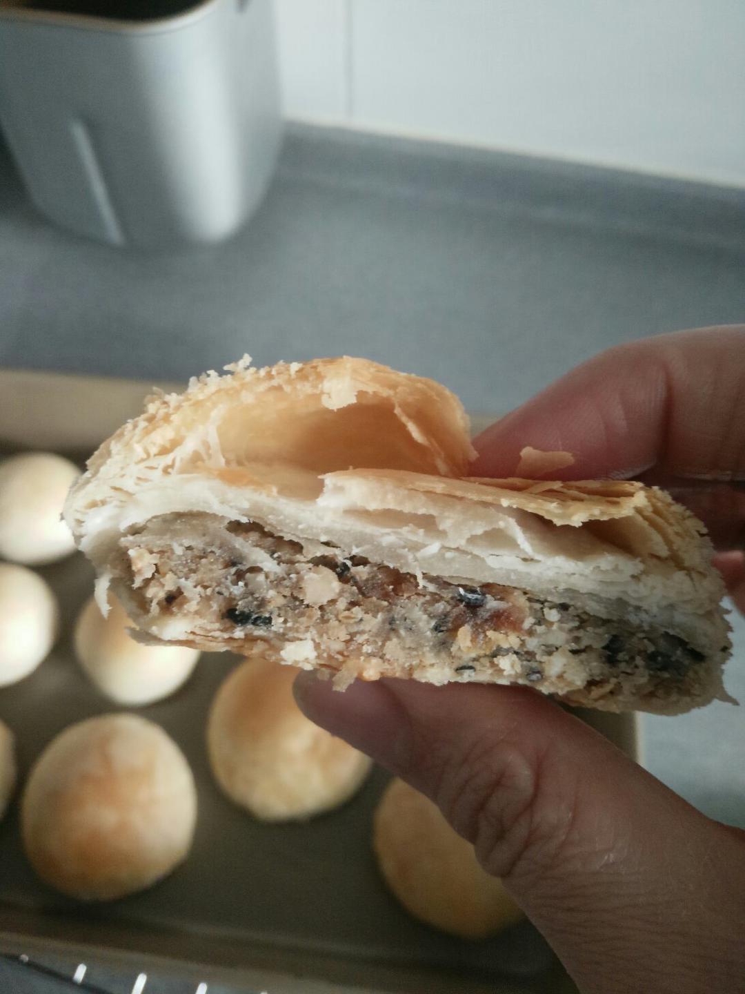 不用揉出膜、不用醒面就能酥掉渣的中式酥皮点心