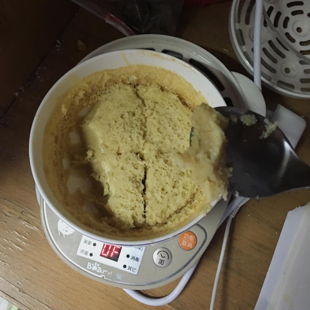 简单蛋糕（蒸蛋器版）不放泡打粉