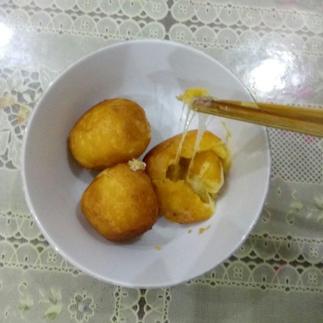 红薯系列——夹馅红薯丸子（奶酪）