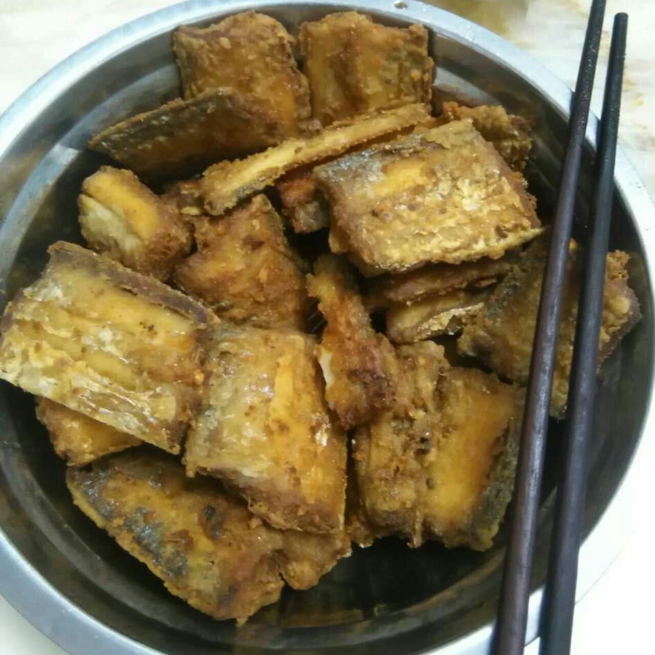 干炸带鱼