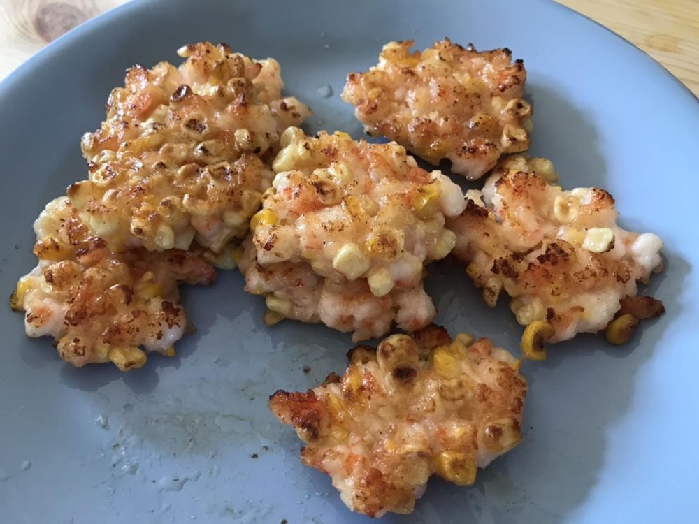 有颜值还健康的玉米虾饼，做法简单又好吃，一学就会