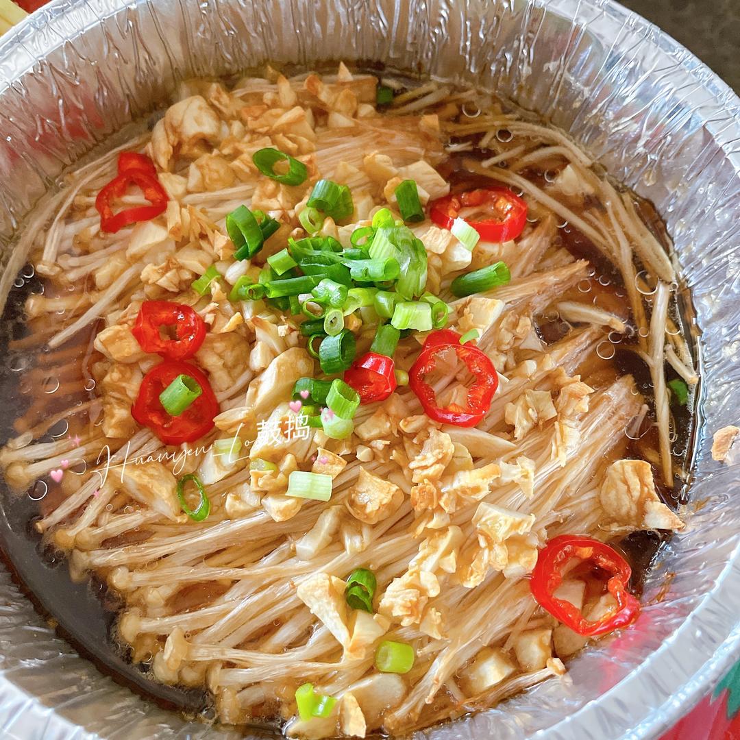 中式-蒜香金针菇的做法